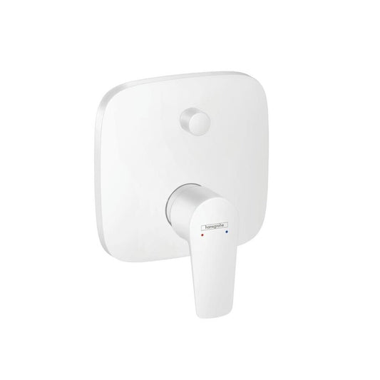 Bathtub - Shower Mixer Hansgrohe Talis E Single-Lever Matte White