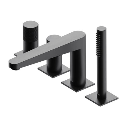Bathtub/Shower Faucet with 4 Elements Omnires Contour Anthracite