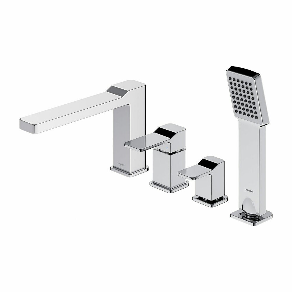 Omnires Slide 4-Element Bathtub/Shower Faucet