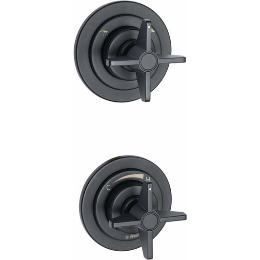 Deante Temisto Black Shower Faucet with Switch