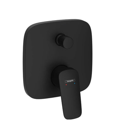 Смесител за душ с една ръкохватка черен мат Hansgrohe Logis