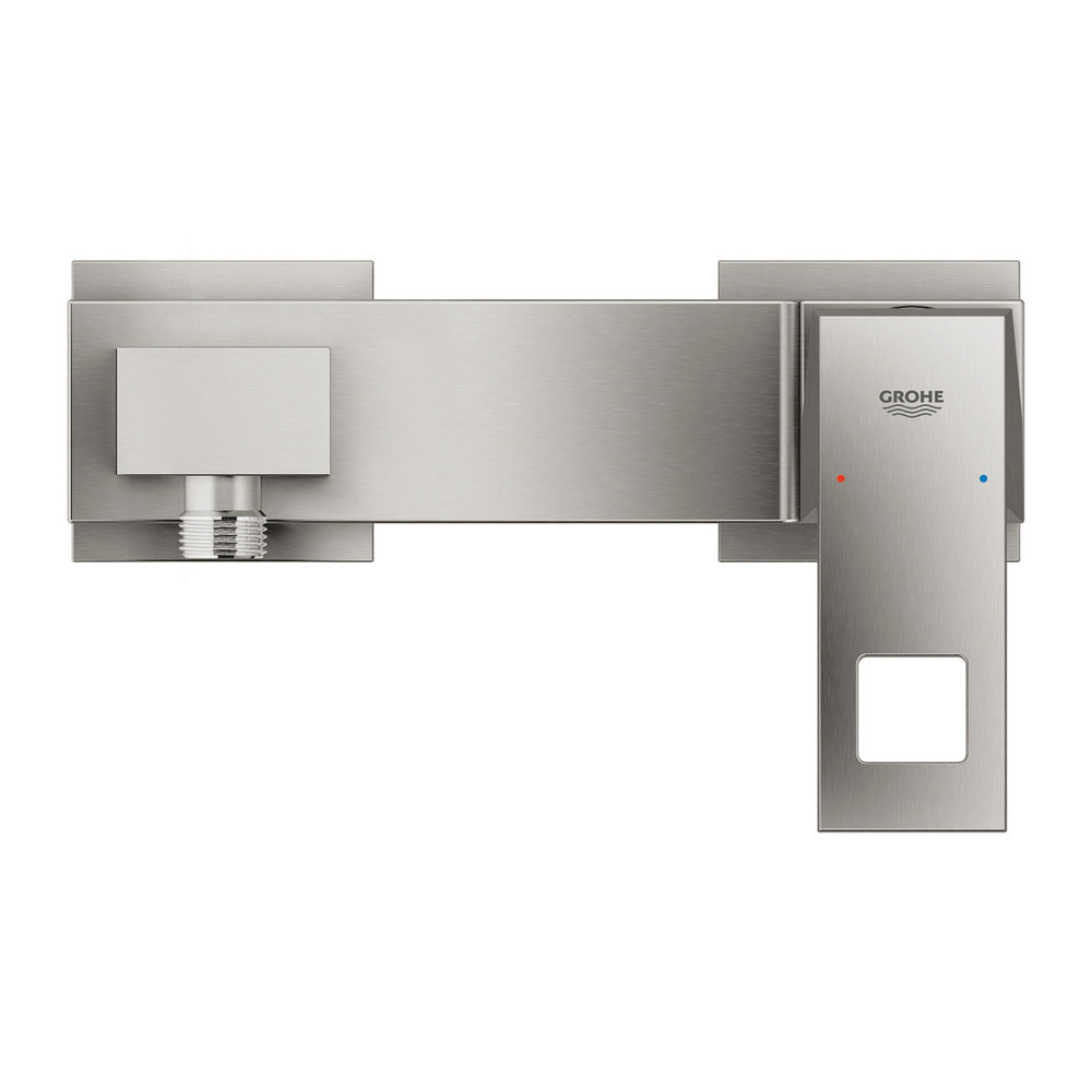 Електронна смесителна батерия Eurocube, хром, Supersteel