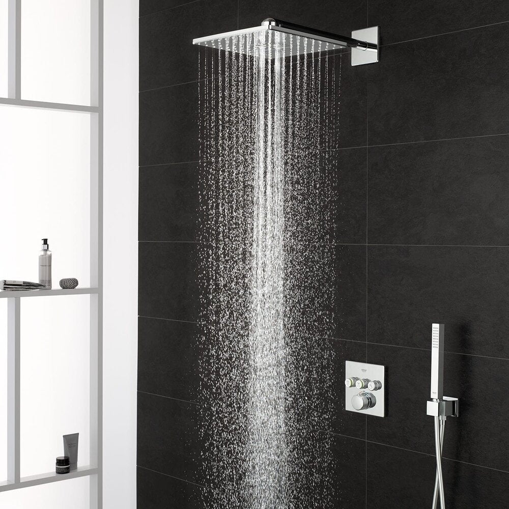 Grohe Grohtherm SmartControl Square Thermostatic Shower Valve with 3 Outlets