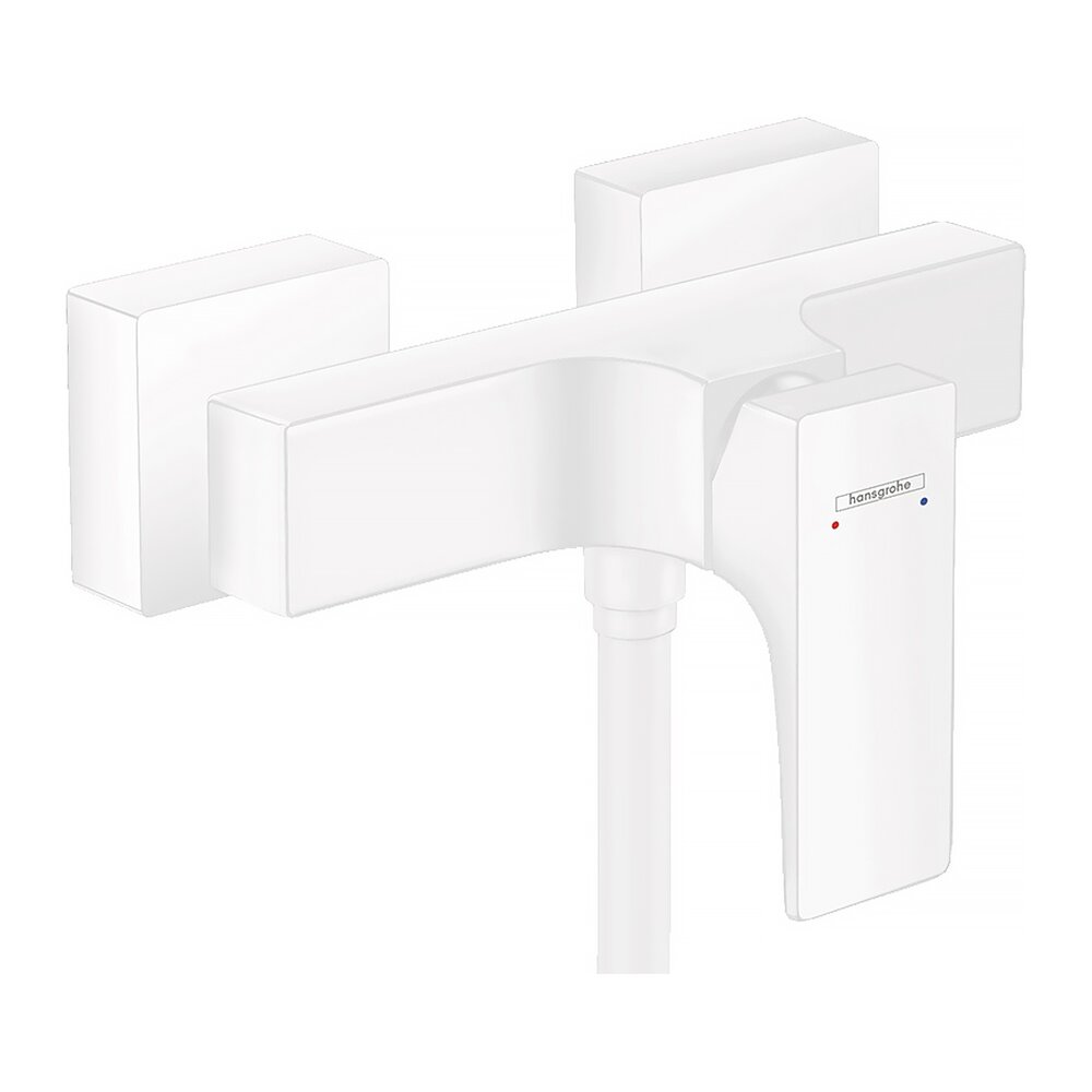 Батерия за душ Hansgrohe Metropol бял мат