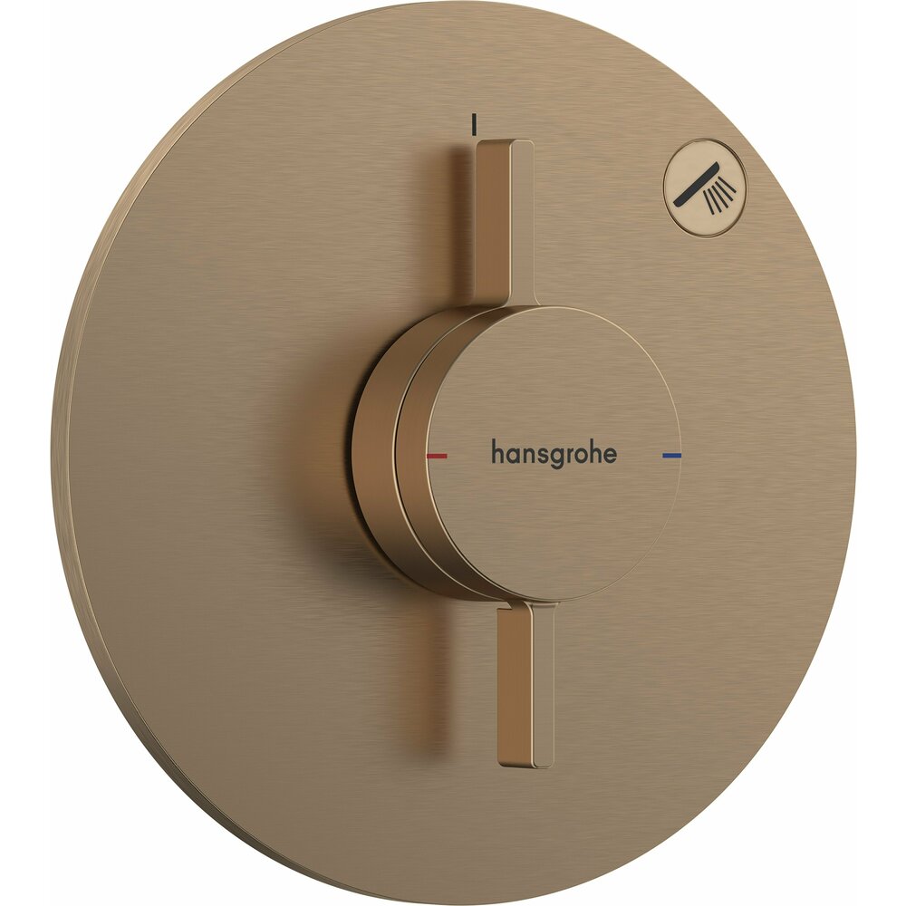 Интегрирана душ батерия бронз перлит Hansgrohe DuoTurn S 1 функция