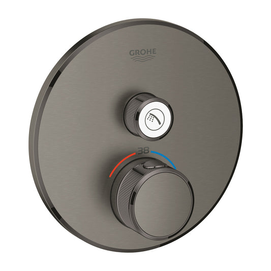 Grohe Grohtherm SmartControl Concealed Thermostatic Shower Valve 1 Outlet Hard Graphite