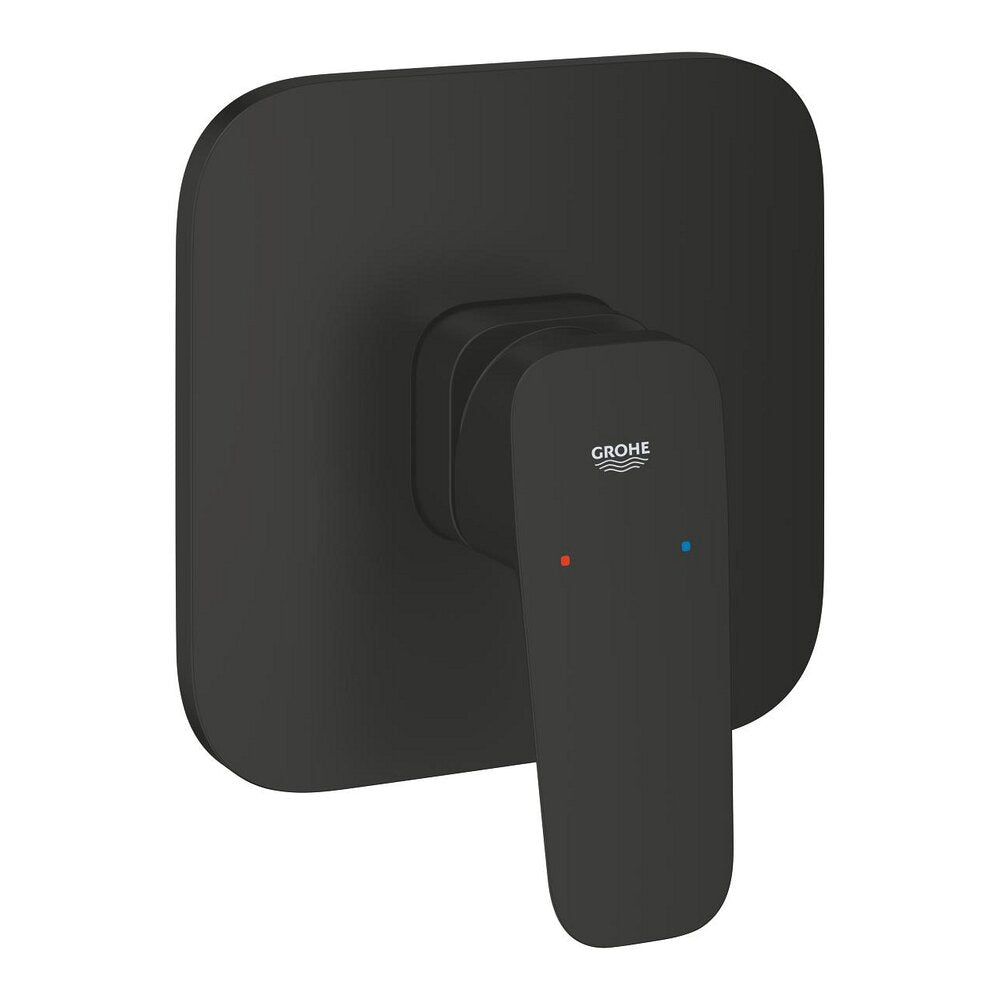 Вградена душ батерия Grohe Cubeo в черен мат без вграден корпус