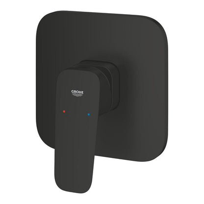 Вградена душ батерия Grohe Cubeo в черен мат без вграден корпус