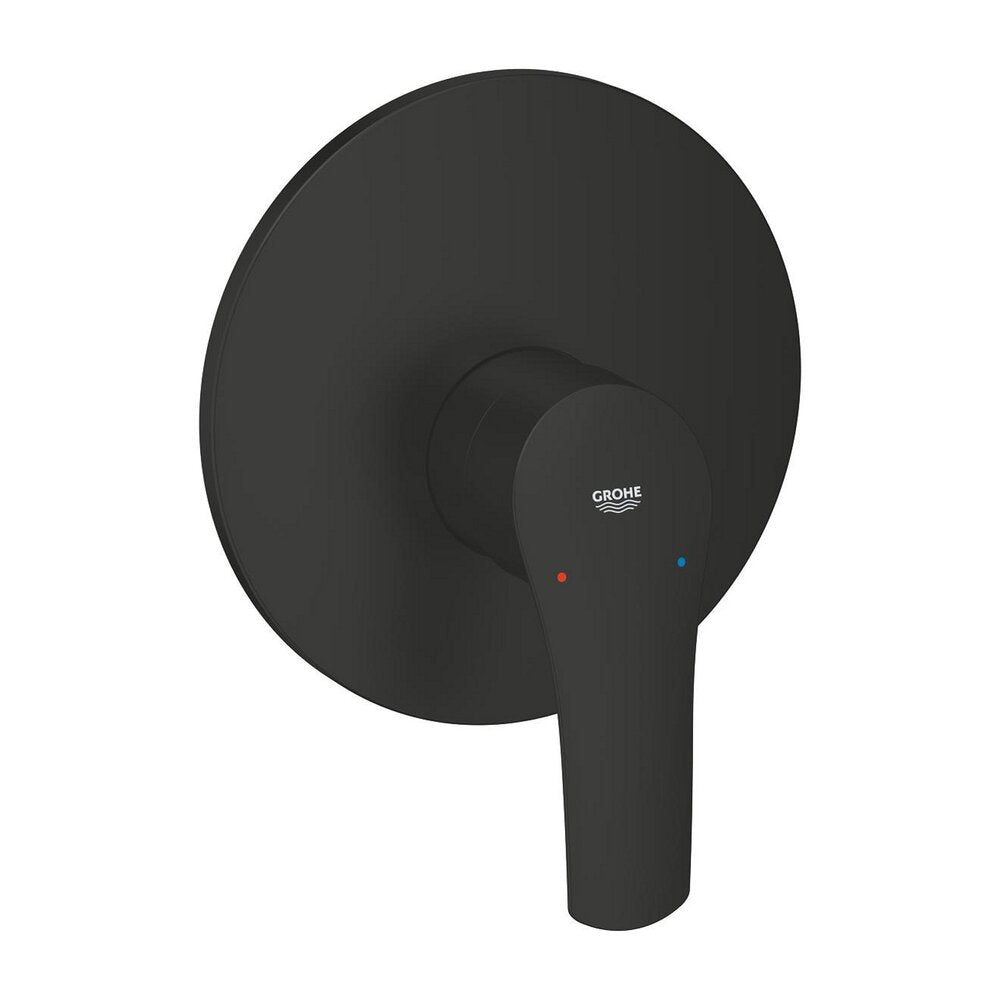 Вградена душ батерия Grohe Eurosmart матово черно без вградена част