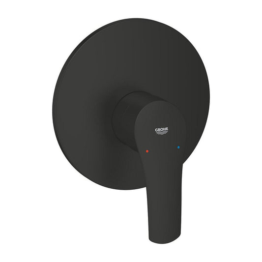 Вградена душ батерия Grohe Eurosmart матово черно без вградена част