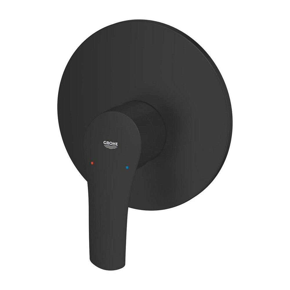 Вградена душ батерия Grohe Eurosmart матово черно без вградена част