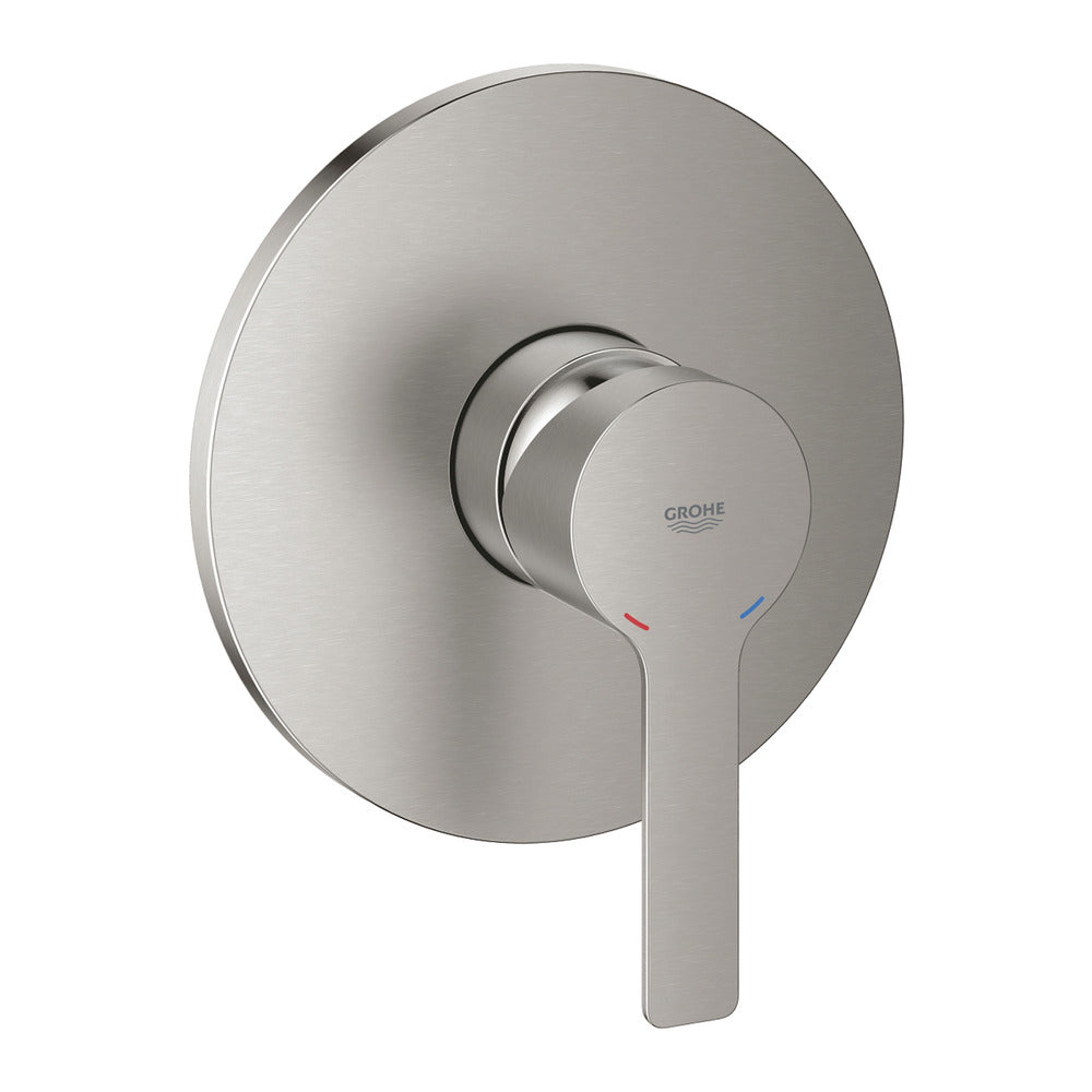 Вградена чешма за душ Grohe Lineare, хромиран Supersteel, без вграден корпус