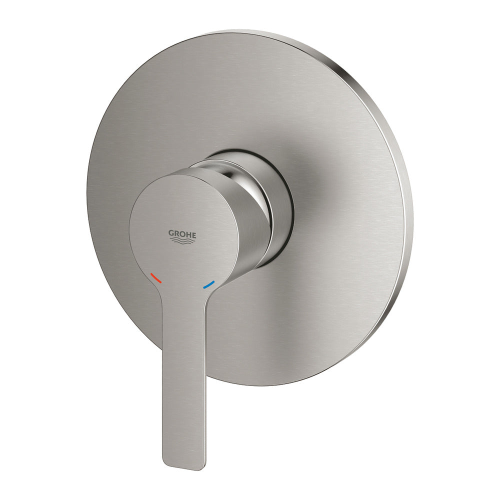 Вградена чешма за душ Grohe Lineare, хромиран Supersteel, без вграден корпус