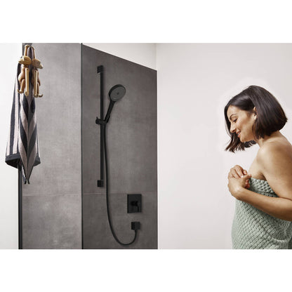 Вградена душ батерия Hansgrohe Finoris черен мат без вградена част