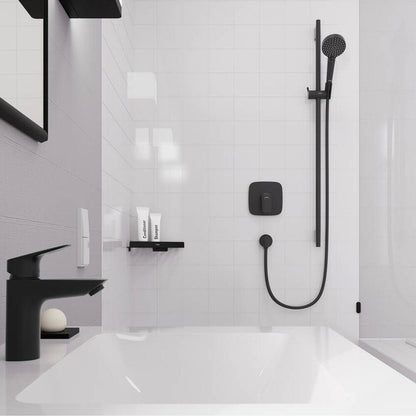 Вградена душ батерия Hansgrohe Logis матово черно без вградена част