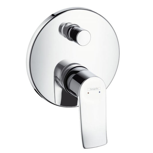 Built-in Bath-Shower Mixer Hansgrohe Metris Chrome