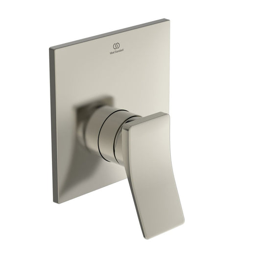Вградена батерия за душ Ideal Standard Atelier Conca сребрист Silver Storm без вградено тяло