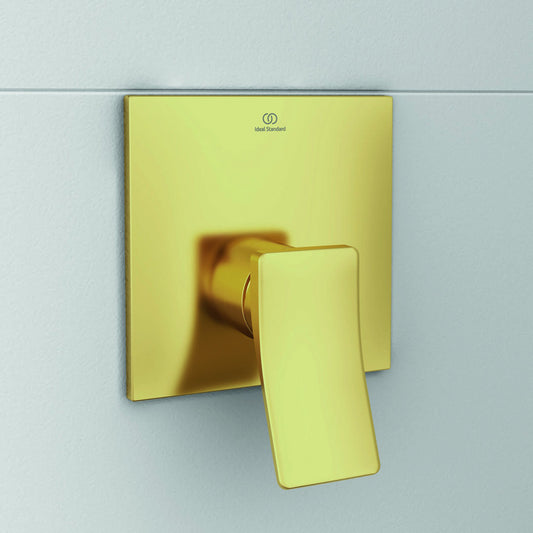 Вградена душ батерия Ideal Standard Atelier Conca злато матово без вградена основа
