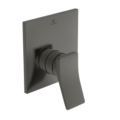 Вградена душ батерия Ideal Standard Atelier Conca в цвят Magnetic Grey, без вградена част.