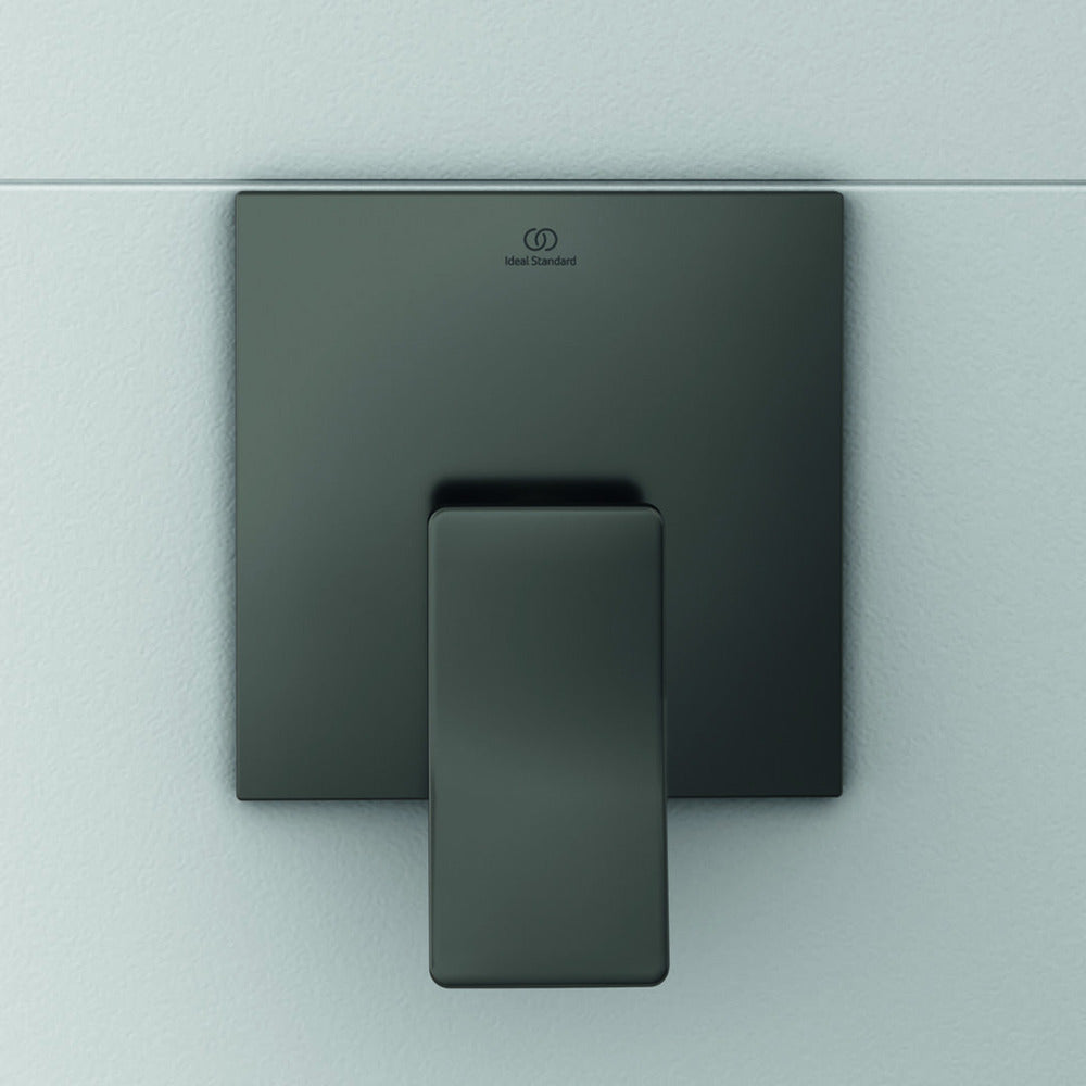 Вградена душ батерия Ideal Standard Atelier Conca в цвят Magnetic Grey, без вградена част.