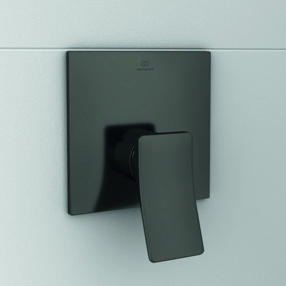 Вградена душ батерия Ideal Standard Atelier Conca в цвят Magnetic Grey, без вградена част.