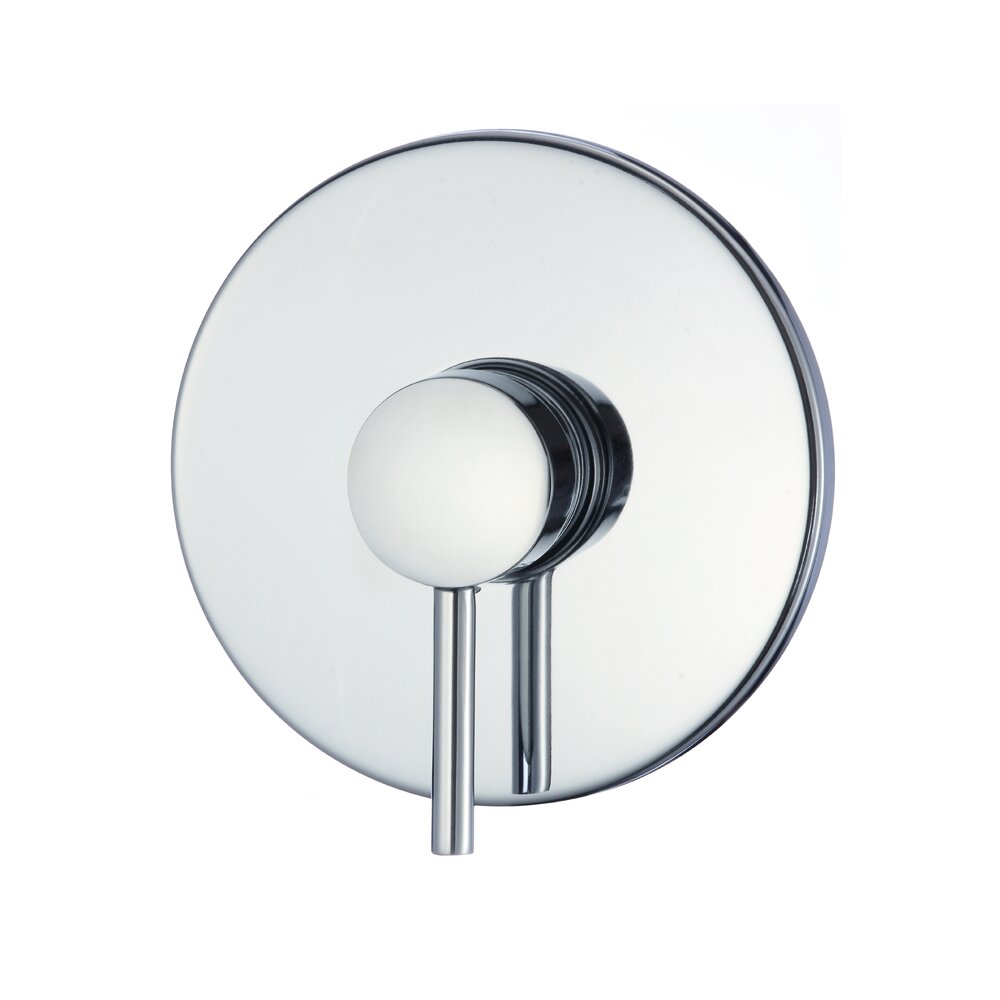 Built-in Shower Valve Inter Ceramic Chrome Finish Single-Lever