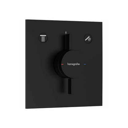 Hansgrohe DuoTurn E Concealed Shower Mixer Matte Black 2 Functions