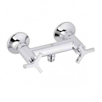 Kludi Nova Fonte Deco Shower Mixer with Dual Control, Glossy Chrome