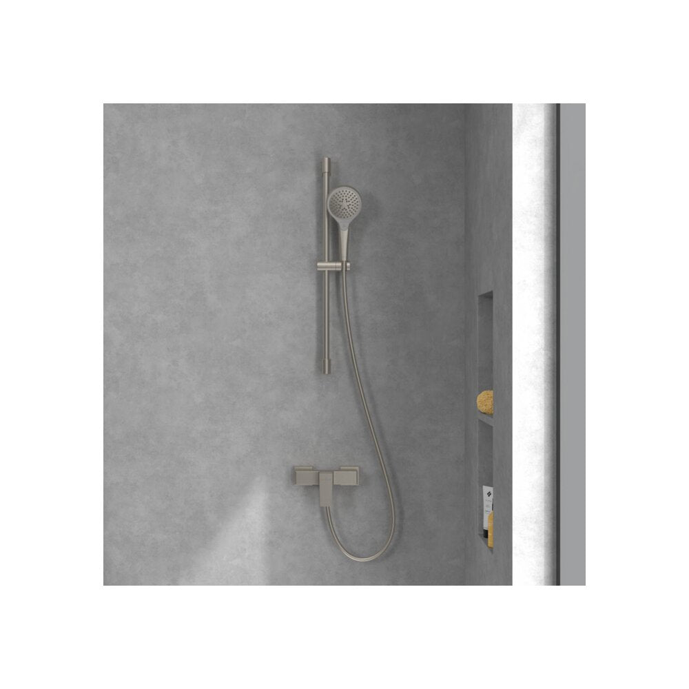 Смесител за душ с един лост Villeroy&Boch Architectura Square brushed nickel