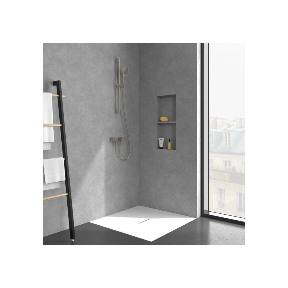 Смесител за душ с един лост Villeroy&Boch Architectura Square brushed nickel