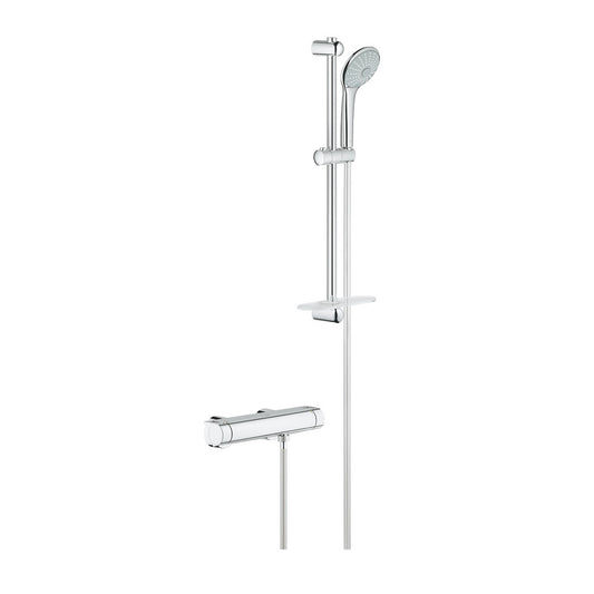 Термостатен душ миксер Grohe Grohtherm 2000 с комплекта за душ Euphoria в хром гланц