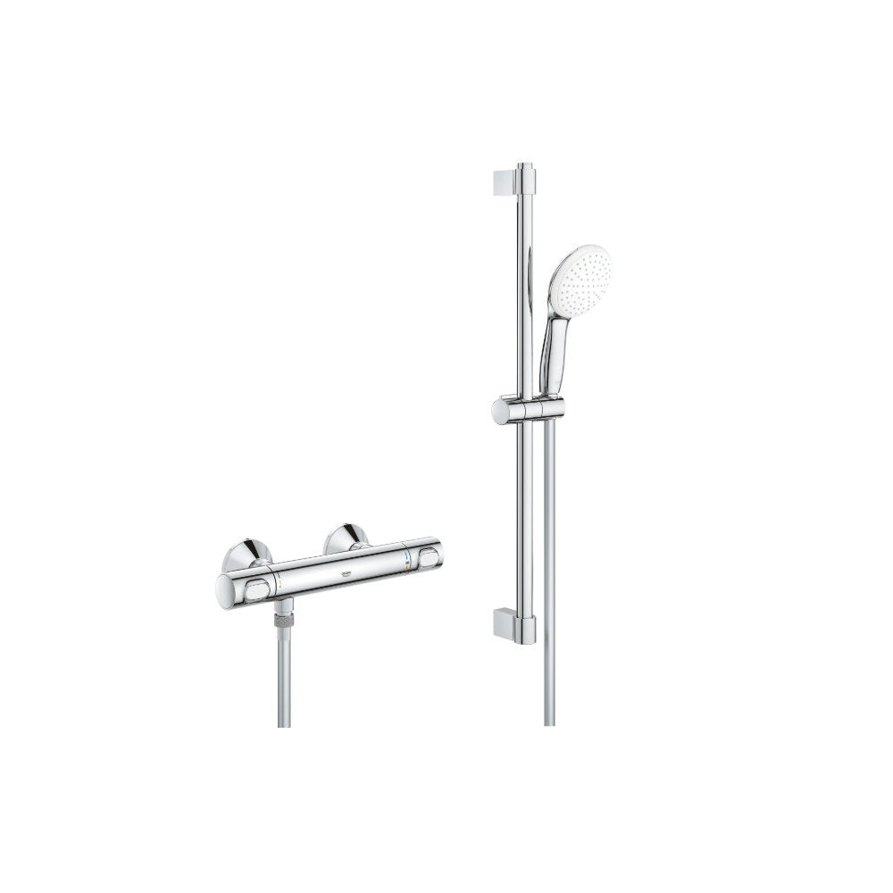 Термостатен душ смесител Grohe Grohtherm 500, хром, с душ комплект