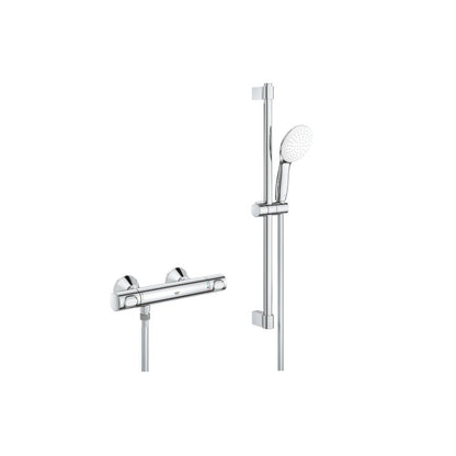 Термостатен душ смесител Grohe Grohtherm 500, хром, с душ комплект