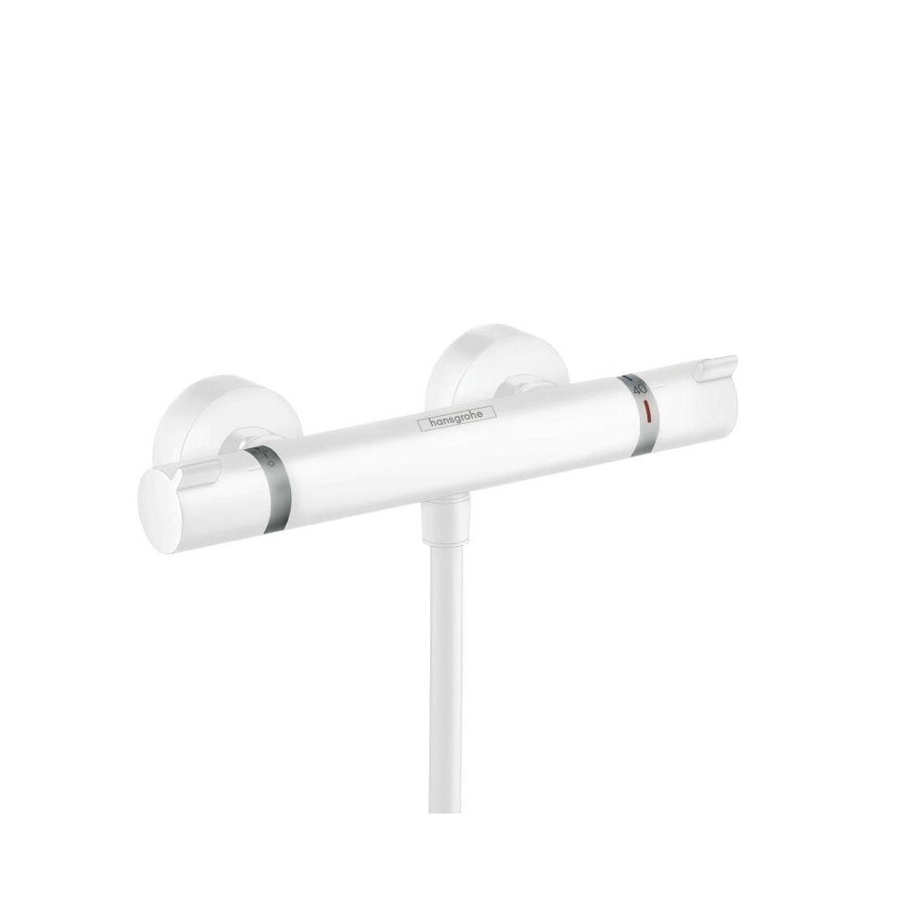 Термостатна батерия за душ Hansgrohe Ecostat Comfort бяла матова