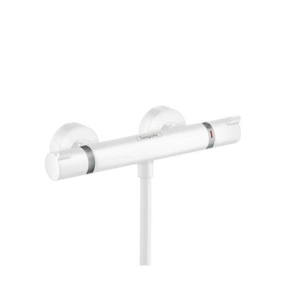 Термостатна батерия за душ Hansgrohe Ecostat Comfort бяла матова