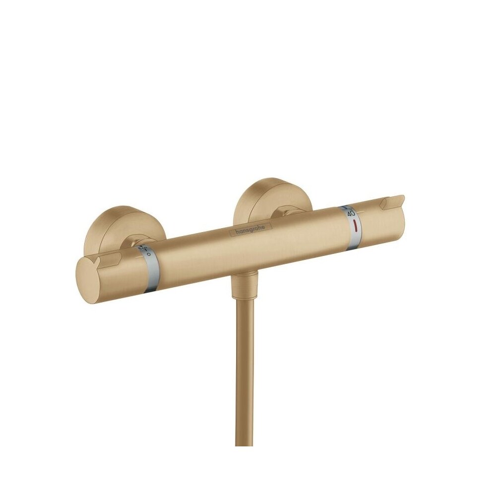 Hansgrohe Ecostat Comfort Thermostatic Shower Mixer in Brushed Bronze