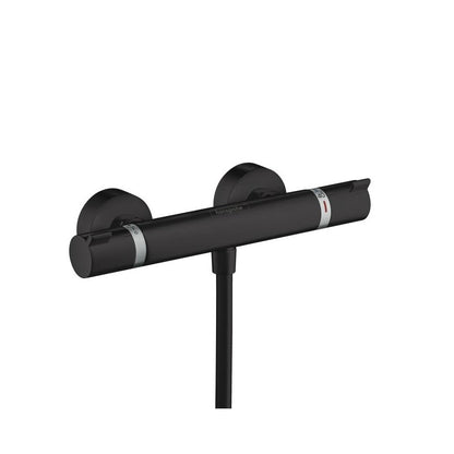 Термостатен душ с батерия Hansgrohe Ecostat Comfort черен мат