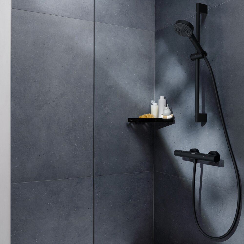Термостатен душ смесител Hansgrohe Ecostat Fine мат черен
