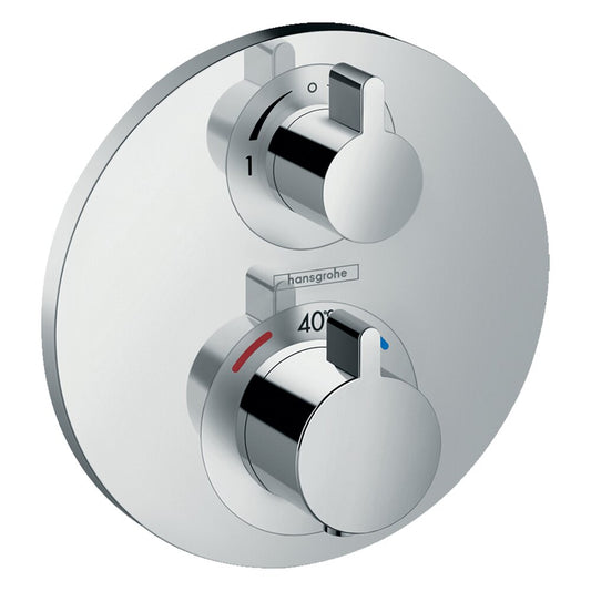 Hansgrohe Ecostat S Thermostatic Shower Valve with Two Functions, Chrome