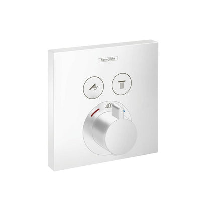 Вградена душ батерия Hansgrohe ShowerSelect бяла мат 2 функции