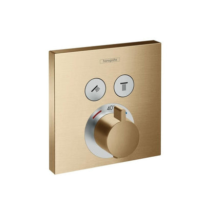 Вградена батерия за душ Hansgrohe ShowerSelect, бронз, 2 функции