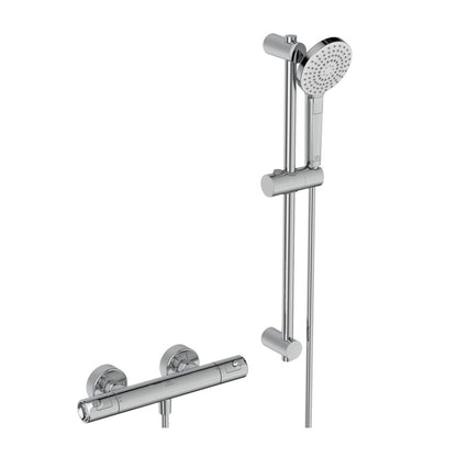 Термостатичен смесител за душ Ideal Standard Ceratherm T50, хром, с душ комплект и 60 см пръчка