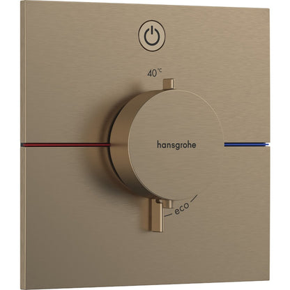 Вградена термостатна душ батерия Hansgrohe ShowerSelect Comfort E с бронзово покритие