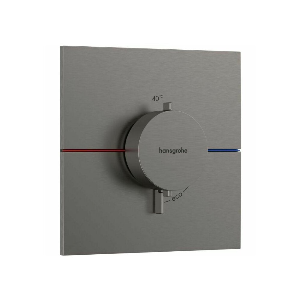 Thermostatic shower mixer concealed brushed chrome Hansgrohe ShowerSelect Comfort E