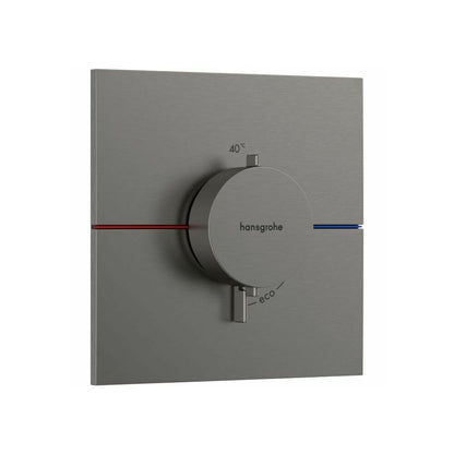 Thermostatic shower mixer concealed brushed chrome Hansgrohe ShowerSelect Comfort E