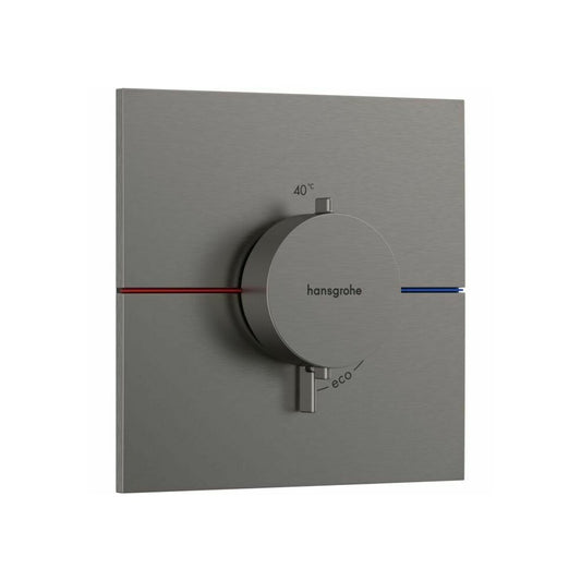 Thermostatic shower mixer concealed brushed chrome Hansgrohe ShowerSelect Comfort E
