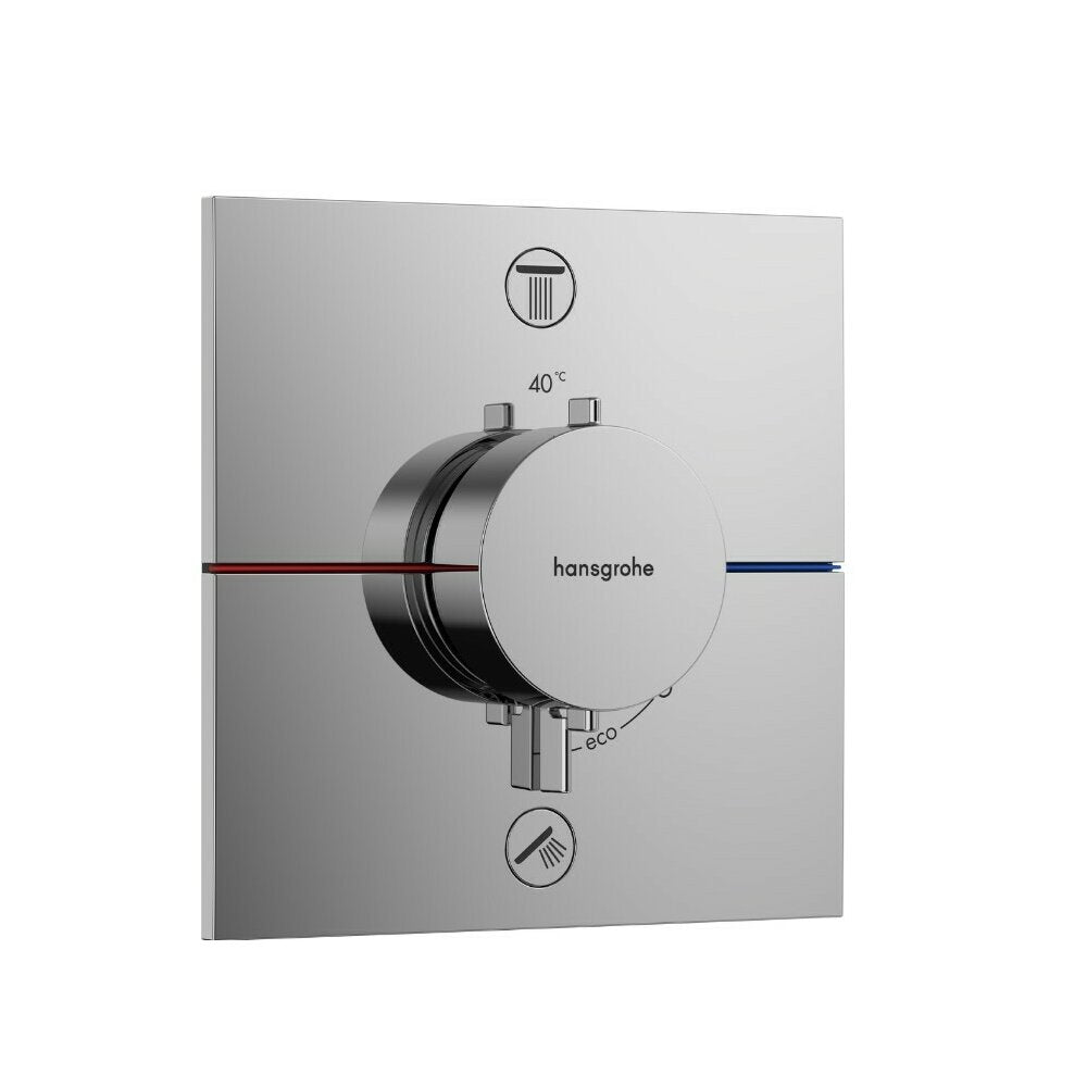Термостатична вградена батерия за душ Hansgrohe ShowerSelect Comfort E 2 функции