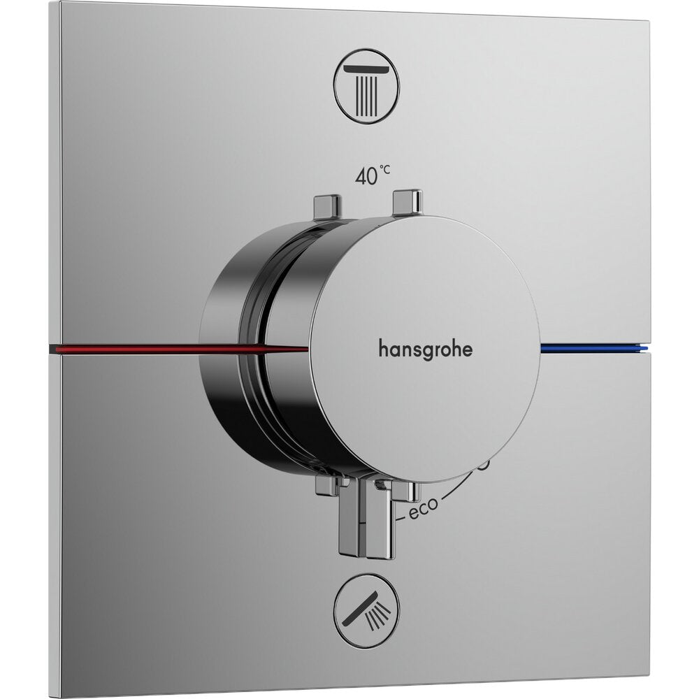 Built-in thermostatic shower mixer Hansgrohe ShowerSelect Comfort E 2 functions EN1717