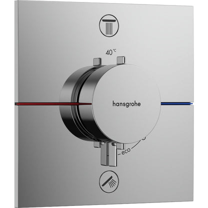 Built-in thermostatic shower mixer Hansgrohe ShowerSelect Comfort E 2 functions EN1717