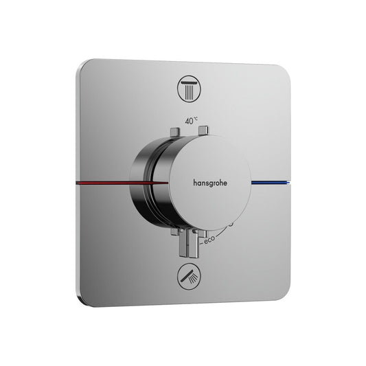 Thermostatic Shower Valve Hansgrohe ShowerSelect Comfort Q 2 Functions